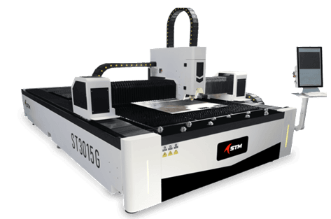 STM laser cutting machine shown in the Orbit Laser Cutting brochure