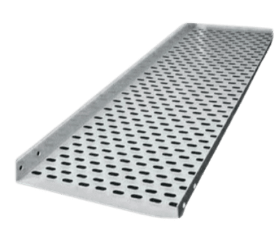 Precision sheet metal component shown in the Orbit Laser Cutting brochure